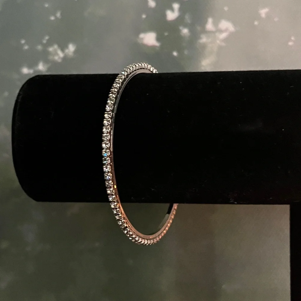 Vintage Rhinestone Bangle - Picture 5 of 12